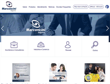 Tablet Screenshot of marconcini.com.br